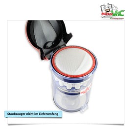 MisterVac Set compatible with Dirt Devil DD 5255-1 rebel 55HFC