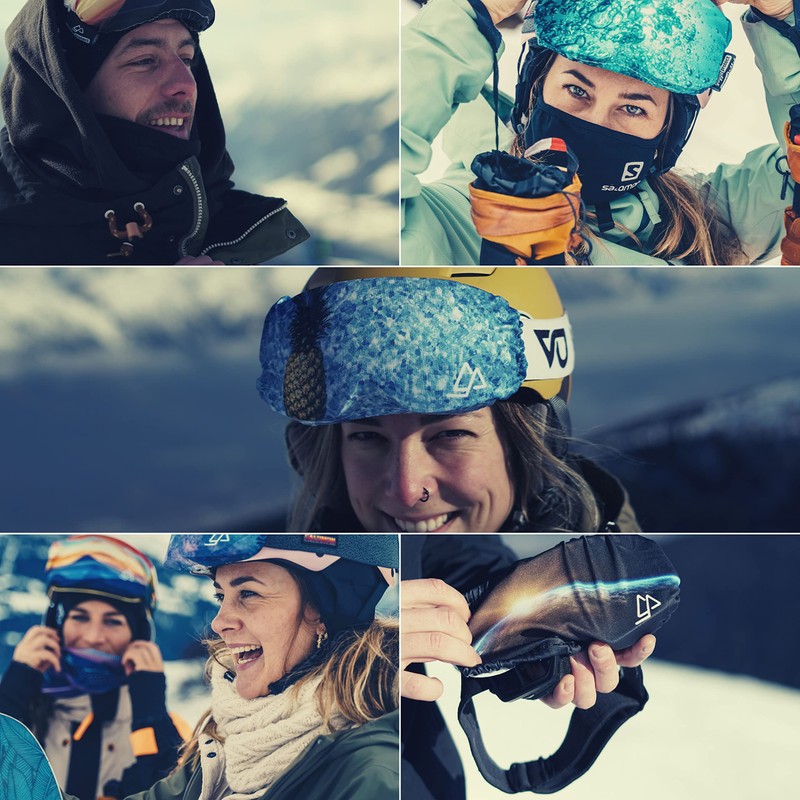 Goggle Protect Unisex - Adult Psychedelic Ski Goggles, Multi, One