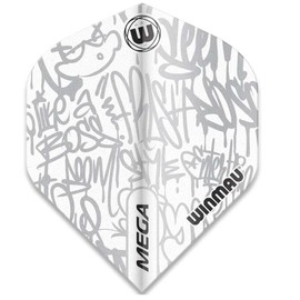 Winmau Mega Standard Assorted Flights - Color: White