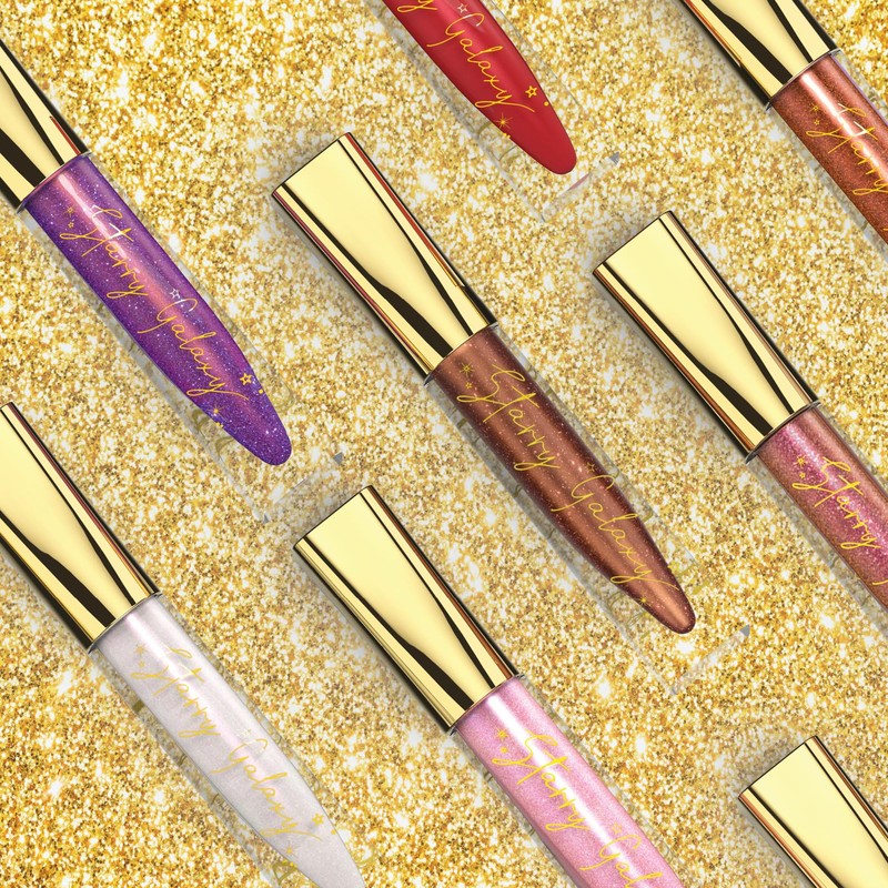 Sistar Starry Galaxy Lip Gloss High Pigment Ultra Shimmer Full-Coverage