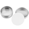 MUKLEI 48 PCS 15 ml Aluminium Tins with Lids, Round