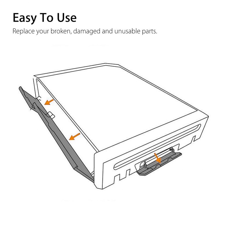 ドアスロットカバー蓋セット(15個)、Wii用ゲームコンソール用交換用ドアスロットカバーepairパーツスロットカバー3個