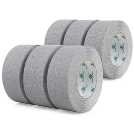 Bomei Pack Rollos Cinta Antideslizante 50mm X10m Adhesiva Escaleras Peldaños Escalones Interiores Exteriores Tiras Seguridad Antideslizantes Gris