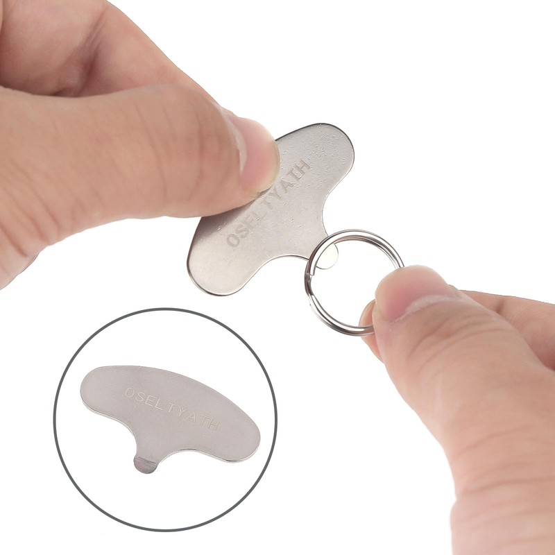 OSELTYATH 100pcs Small Round Split Rings, Silver Key Ring Hoops,