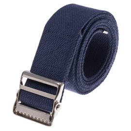 COW&COW Transfer and Gait Belt 72inch with Metal Buckle - Transfer Walking and Standing Assist Aid for Caregiver Nurse Therapist 2 inches (Navy Blue)