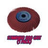 Dedeco Sunburst Radial Bristle Discs - 2”(50mm) Dia, TC Bristle,