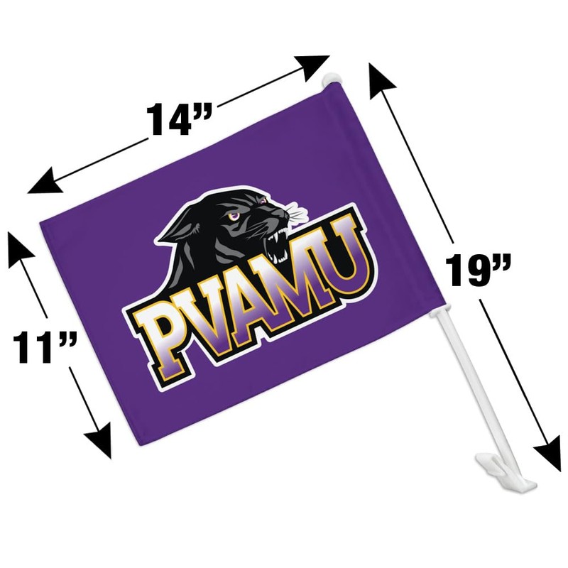 Prairie View A&M Primary Logo Car Truck Flag with Window