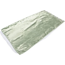 Cortina Opaca de Poliéster Hueca para Dormitorio, Sala de Estar, Fácil Instalación, Descarga Circulante, 1x2 Metros (Estrellas Huecas Verdes de Doble Capa.)