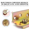 Bed Brackets Corner, 4 Sets Bed Rail Brackets, Heavy Duty