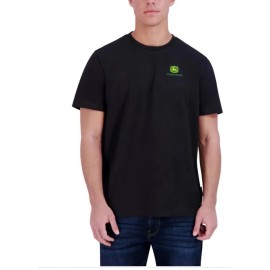 John Deere Men's T-shirt NEW Size LARGE Black