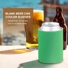 PATIKIL Blank Beer Can Cooler Sleeves, 50Pcs Plain Bulk Collapsible