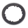 RC Gearbox Gear Black Smooth Rolling Increase Speed 57T Steel