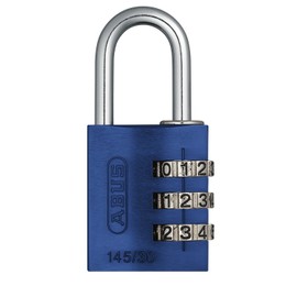 ABUS AB145/30 AZUL Padlock, Blue, 30