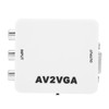 For AV to VGA Conveter Portable 1920x1080 HD AV2VGA Video