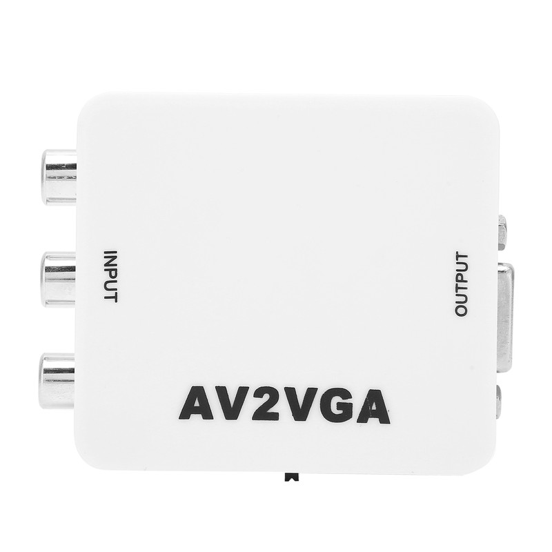 For AV to VGA Conveter Portable 1920x1080 HD AV2VGA Video