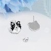 Border Collie Earrings 925 Sterling Silver Border Collie Dog Stud