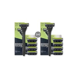 Face Basic Starter Kit Razor Set 1+1 Set (2 razors + 10 blades total)/3D motion/7 blades Face Basic Starter Kit / 페이스 베이직 스타터킷 면도기세트 1+1 세트(면도기2개+날 총10입)/3D모션/7중날 페이스 베이직 스타터킷