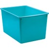 Teacher Created Resources Plastic Multi-Purpose Bin, Teal, Pack of 6