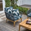 LVTXIII Outdoor Deep Seat Cushion Patio Seat and Back Cushion