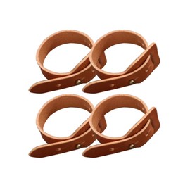 Curtain Strap Strap Sdjdhej 4-Piece Leather Curtain Strap Curtain Strap Black Curtain Strap Office Living Room Curtain Buckle Decoration Rope (Light Brown)