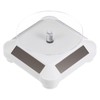 sourcing map Solar Display Stand Turntable 3.54" Plate Dia 360°