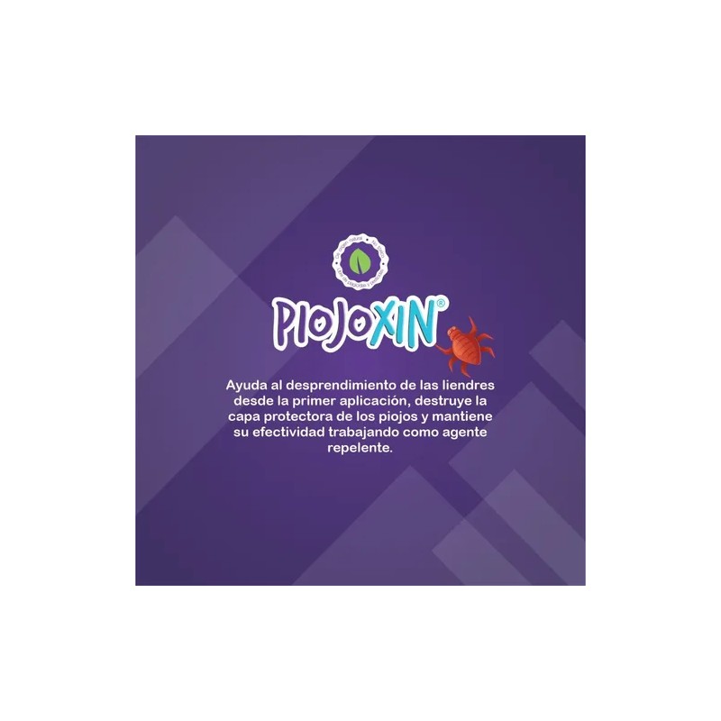Kit Anti Piojos Piojoxin Shampoo + Peine + Gel +