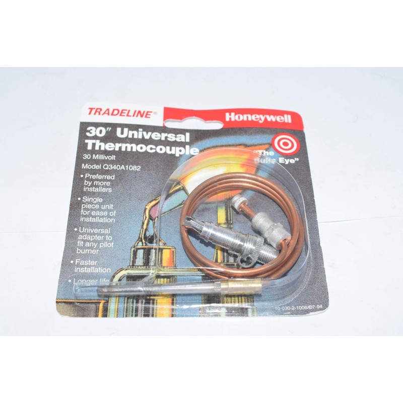 Honeywell Q340A1082/U Universal Thermocouple, 30Mv Output, 30" Length