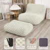 LOVMOC Bean Bag Chair with Footstool, Comfy Reading Sofa Chair