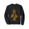 Statue of Liberty Face covering in shame political Satire Sweatshirt
