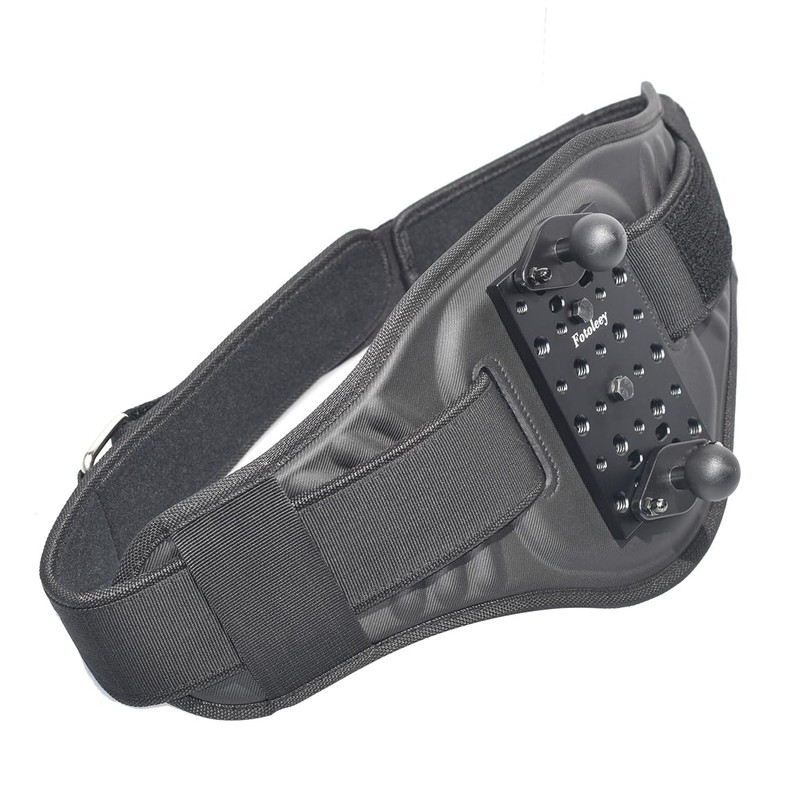 Fotoleey Updated Back Bar Waist Strap Mount for Insta360 X5/X4/X3/X2