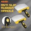 2PCS Stainless Steel Bucket Scoop, 6.7" Curved Contoured Blade Putty