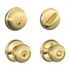 Schlage FB50N V GEO 505 B60 Single Cylinder Deadbolt and