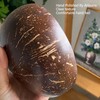 Coconut Bowl Set Leakage Proof Reusable Hand Polished Coconut Shell