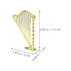 ibasenice Lightweight Instrument Decorations - 1pc Mini Harp Home Decoration