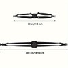 LUYING Suitcase Belt, High Elasticity, Black, 1 Piece, One-Touch Type,