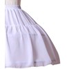 YULUOSHA Women Girls Crinoline Petticoat 2 Hoops Skirt Chiffon Ball