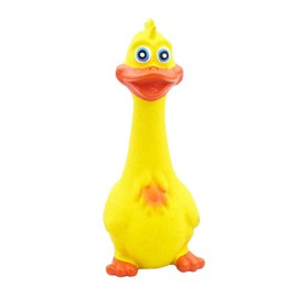 LOVIVER 2x Chicken Latex Rubber Squawking Chicken Dog Toy, Large