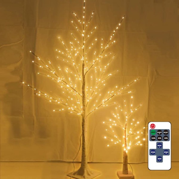 Electric Home Branch Tree, Christmas Tree, LED Birch Tree, 47.2