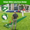 KEMLDIVS Golf Putting Game Set, Detachable Golf Putting Green Mat