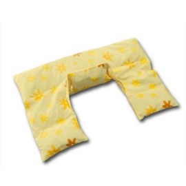 Theraline Cherry Pit Pillow yellow flowers