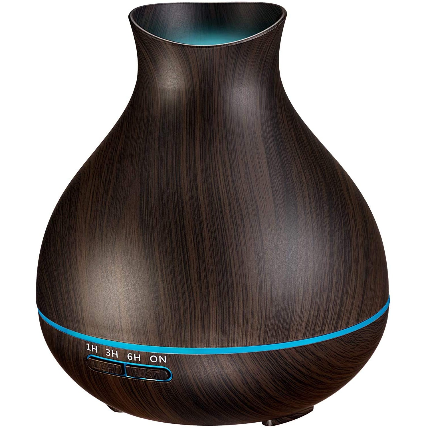 BZseed Aromatherapy Essential Oil Diffuser, 550ml Ultrasonic Fragrant Oil Large Room Humidifier, Diffusers for Home with Timer and Waterless Auto-Off, 7 Color LED Lights,Cool Mist Humidifiers