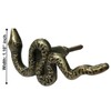 Perilla Home Set of 6 Decorative Snake Shape Copper Knobs