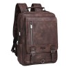 Mochila de Cuero Elegante para Hombre: Impermeable, para Laptop y