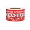 RBHK 4" x 6" Fragile Stickers Handle with Care Warning