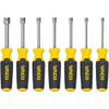 VACO VAC7071 7-Piece Metric Hex Nut-Driver Set, Hollow Shaft, Magnetic,