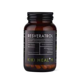 KIKI Health - Resveratrol, Antioxidant - Dried Giant Knotweed Extract - Contains 98% Trans-resveratrol - for Cardiovascular Health, Youthful Ageing and Vitality - 60 Vegicaps