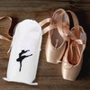 6 Pcs Ballet Shoes Bags Double Drawstring Shoe Bags, Pointe