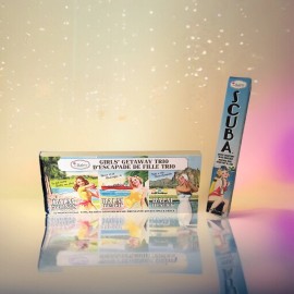 theBalm Girls' Getaway Trio - Highlighting Powder Cheek Palette & Black Mascara