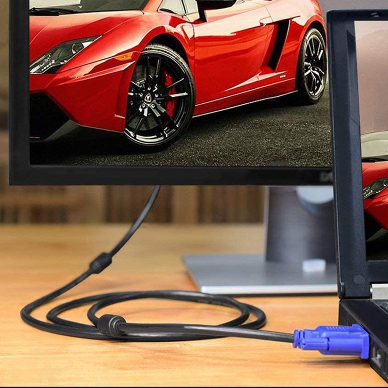 PASOW VGA to VGA Monitor Cable HD15 Male to Male