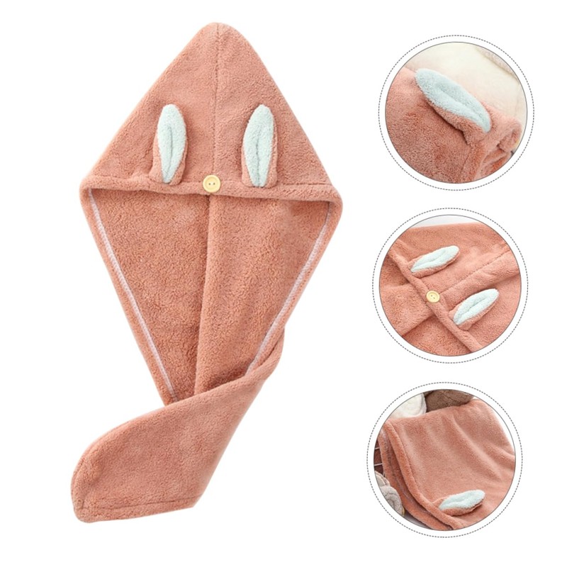 Healvian Hair Drying Hat Drying Shower Cap Hair Bonnet for